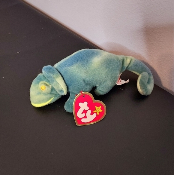 TY Original Teenie Beanie 1993 Chameleon - Picture 2 of 6